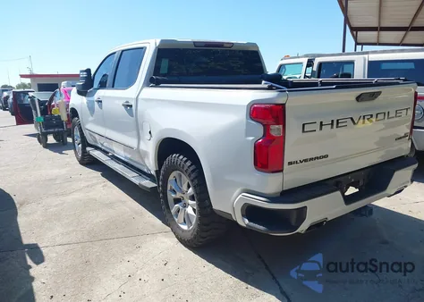 2019 Chevrolet Silverado 1500 Custom из США, поврежденный, VIN 3GCUYBEF4KG700928